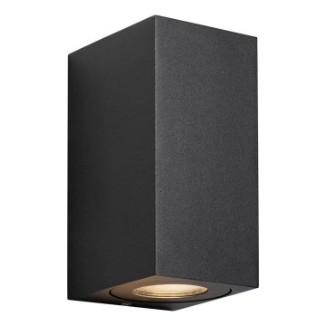 Nordlux - Ulkoseinävalaisin CANTO 2xGU10/28W/230V IP44 musta