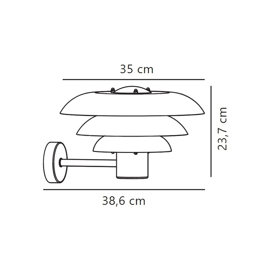 Nordlux - Ulkoseinävalaisin KURNOS 1xE27/20W/230V IP54 beige