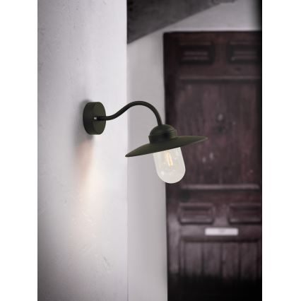 Nordlux - Ulkoseinävalaisin LUXEMBOURG 1xE27/60W/230V IP54 musta