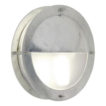 Nordlux - Ulkoseinävalaisin MALTA 1xE27/60W/230V IP54 hopea