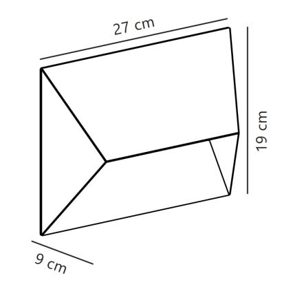 Nordlux - Ulkoseinävalaisin PONTIO 2xGU10/25W/230V IP54 kerma