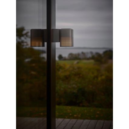 Nordlux - Ulkoseinävalaisin SIDARA 1xE27/15W/230V IP54 antrasiitti