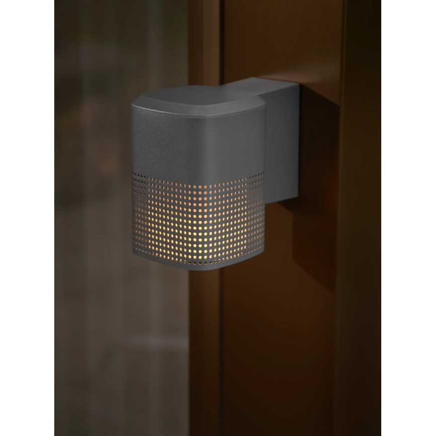 Nordlux - Ulkoseinävalaisin SIDARA 1xE27/15W/230V IP54 antrasiitti
