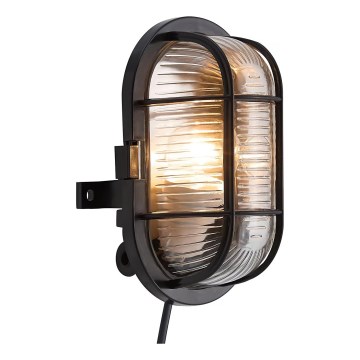 Nordlux - Ulkoseinävalaisin SKOTLAMPE 1xE27/60W/230V IP44 musta