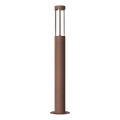 Nordlux - Ulkovalaisin HELIX 1xGU10/8W/230V IP44 ruosteenvärinen 80 cm