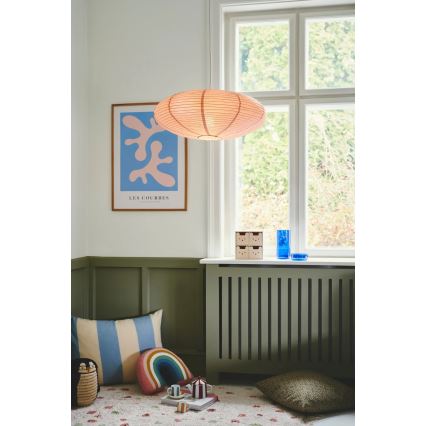 Nordlux - Varjostin kattokruunuun VILLO E27 Ø 60 cm vaaleanpunainen