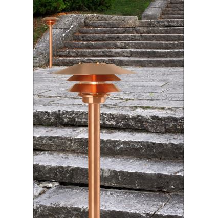 Nordlux - VENO ulkovalaisin 1xE27/60W/230V IP54, kuparinvärinen