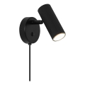 Nordlux - VICO seinäspotti 1xGU10/5W/230V musta