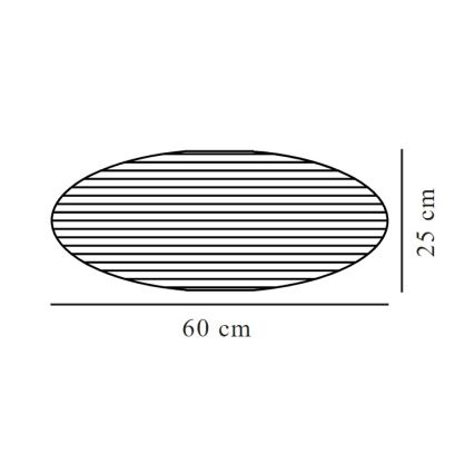 Nordlux - VILLO E27 kattovalaisinvarjostin Ø 60 cm harmaa