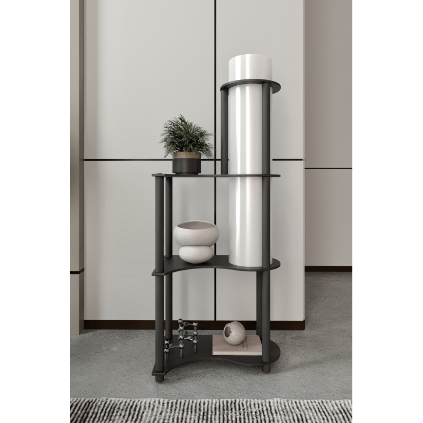 NOTO lattiavalaisin hyllyillä 1xE27/40W/230V musta