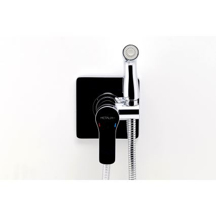 Novaservis-Bidee-hana ruiskulla piiloasennukseen METALIA kiiltävä kromi