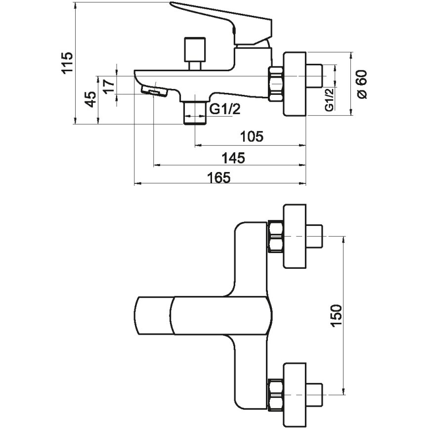 Novaservis - Kylpyhana NOBLESS EGO matta musta