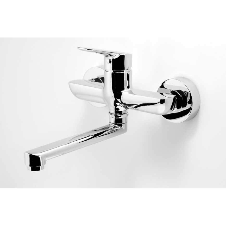 Novaservis - Pesuallas/altaan hana METALIA kiiltävä kromi