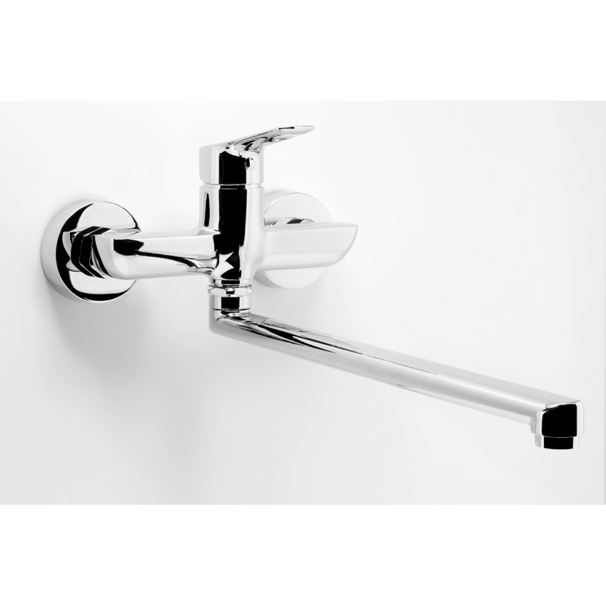 Novaservis - Pesuallas/altaan hana METALIA kiiltävä kromi