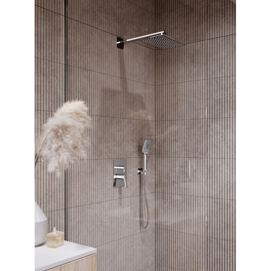 Novaservis - Suihkusetti piilotettu hana METALIA ECO kiiltävä kromi