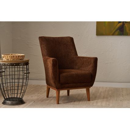 NUPI-nojatuoli, ruskea