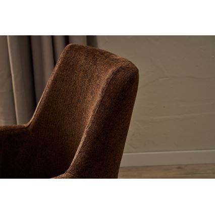 NUPI-nojatuoli, ruskea