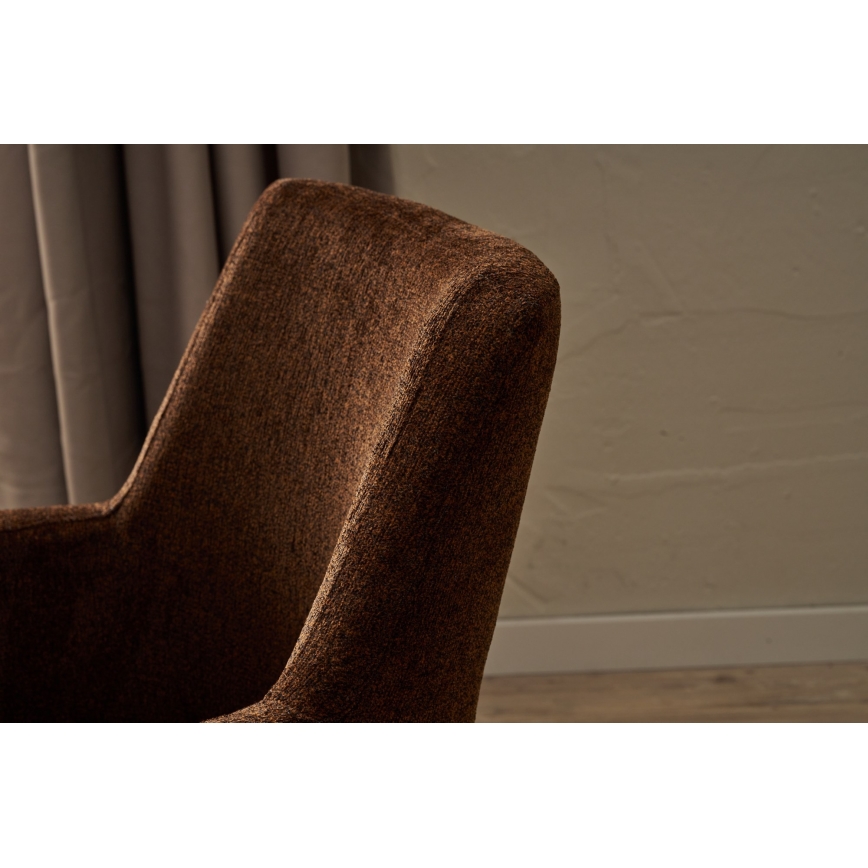 NUPI-nojatuoli, ruskea