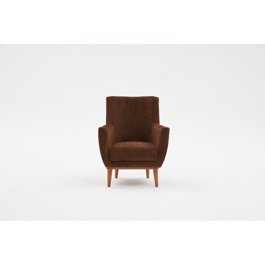 NUPI-nojatuoli, ruskea