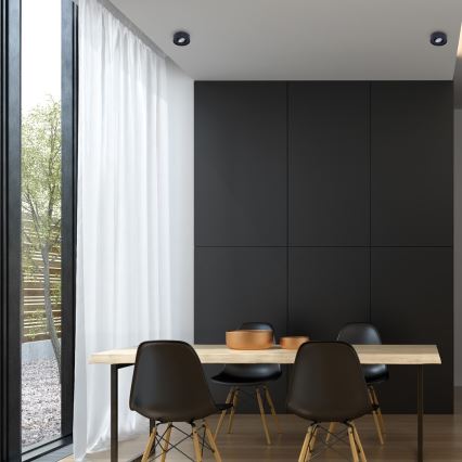 Upotettava alasvalaisin NUSA 1xGU5,3/MR16/50W/12V pyöreä musta