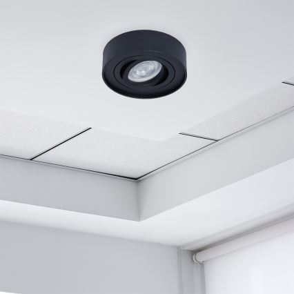 Upotettava alasvalaisin NUSA 1xGU5,3/MR16/50W/12V pyöreä musta