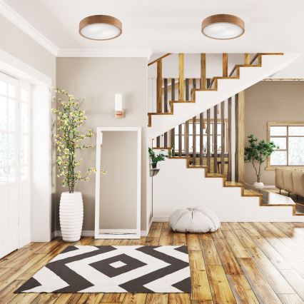 Kattovalaisin OAK 2xE27/60W/230V tammi ? 37,5 cm