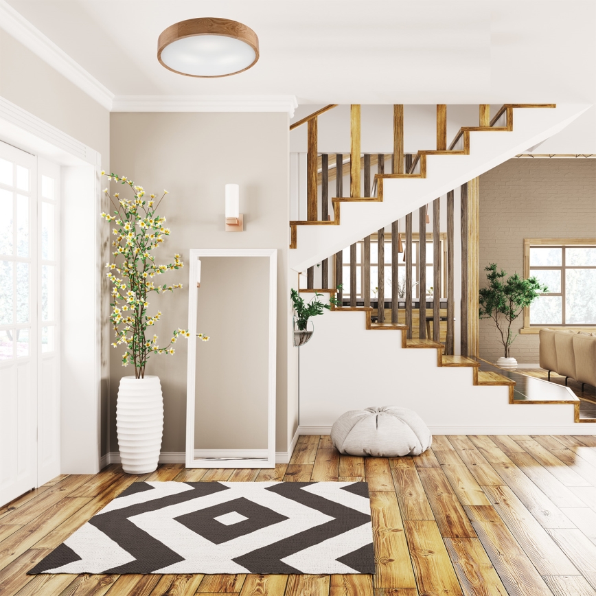 Kattovalaisin OAK 3xE27/60W/230V tammi Ø 47,5 cm