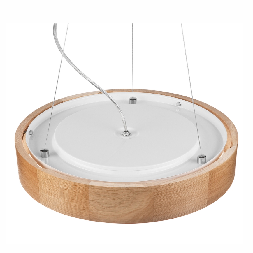 Kattovalaisin köydellä OAK 3xE27/60W/230V tammi ? 47,5 cm