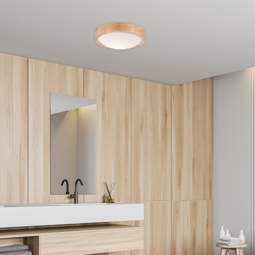 Kattovalaisin OAK SLIM 1xE27/60W/230V tammi ? 27 cm