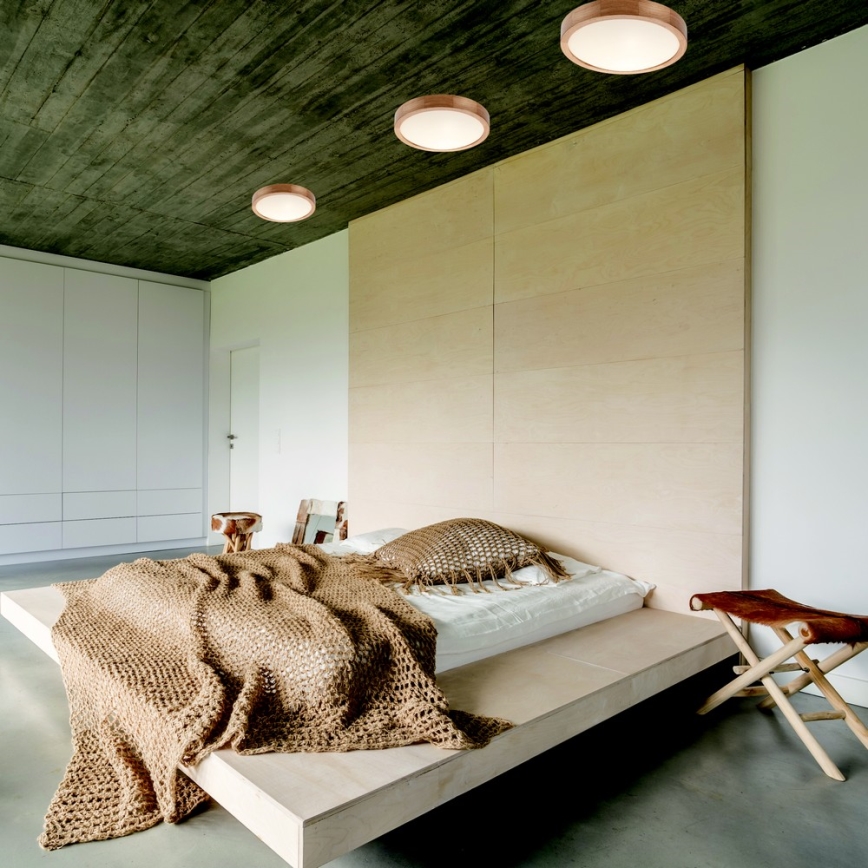 Kattovalaisin OAK SLIM 2xE27/60W/230V tammi ? 37 cm