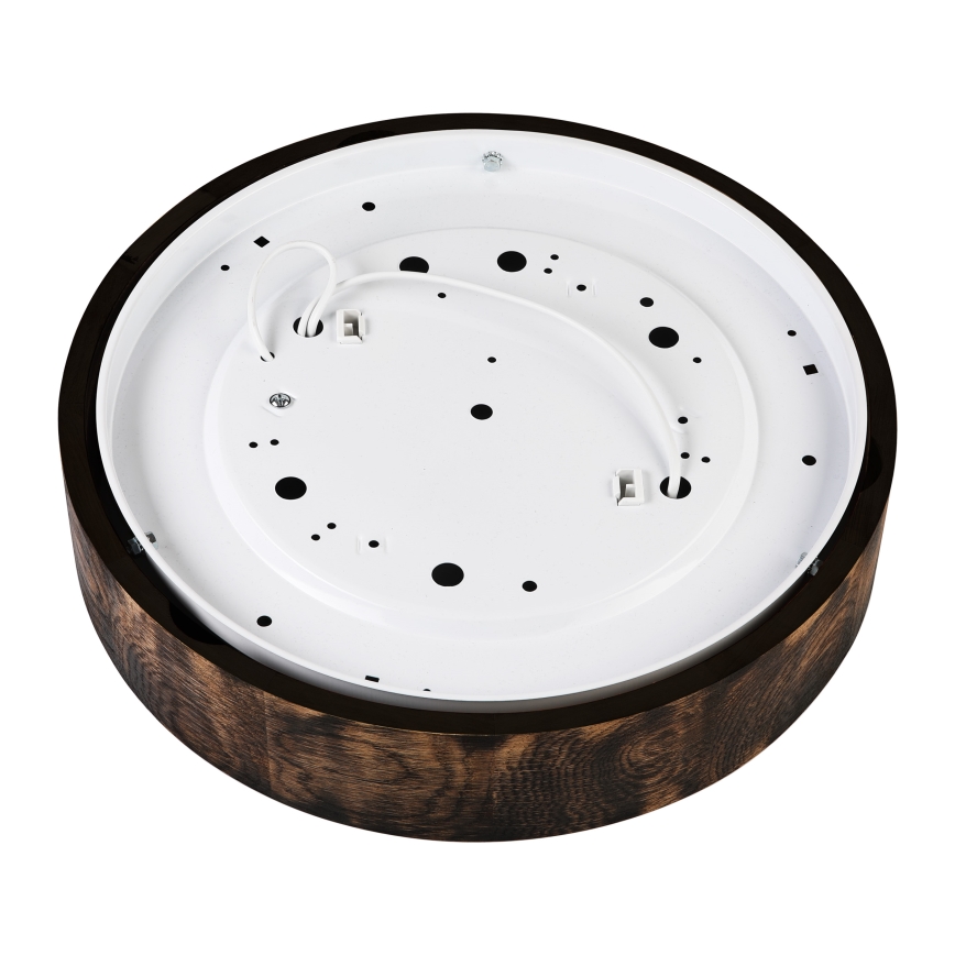 Kattovalaisin OAK SMOKY 2xE27/15W/230V ? 37,5 cm tammi/tummanruskea