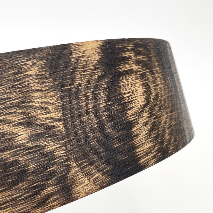 Kattovalaisin OAK SMOKY 2xE27/15W/230V ? 37,5 cm tammi/tummanruskea