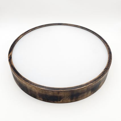 Kattovalaisin OAK SMOKY 3xE27/15W/230V ? 47,5 cm tammi/tummanruskea