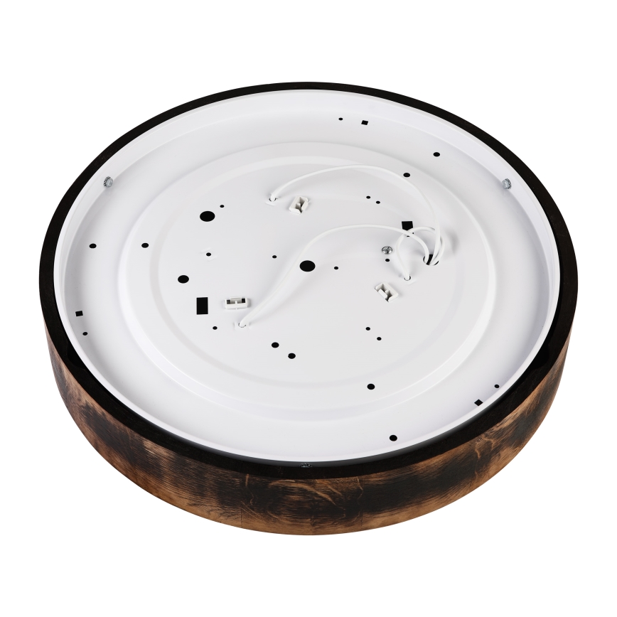 Kattovalaisin OAK SMOKY 3xE27/15W/230V ? 47,5 cm tammi/tummanruskea