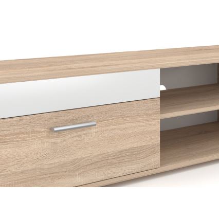 Olohuoneen kalusteseinä BRICK, sonoma-tammi/valkoinen