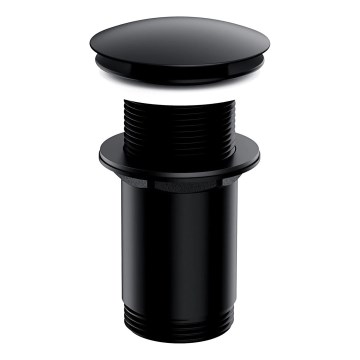 OMNIRES A716BL - Pesuallashana CLICK-CLACK halkaisija 6,6 cm puolihimmeä musta