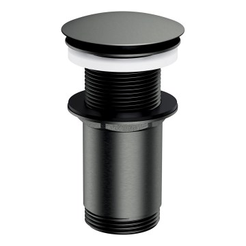 OMNIRES A716GR - Pesuallapannan CLICK-CLACK-viemäri, halkaisija 6,6 cm, harjattu grafiitti