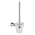 OMNIRES AL53620CR - Seinälle kiinnitettävä wc-harja ART LINE kiiltävä kromi