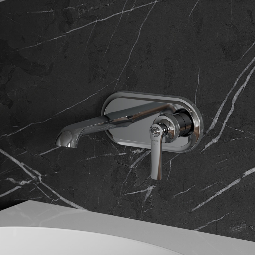 OMNIRES AM5215CR - Altaan hana upotettavaa asennusta varten ARMANCE kiiltävä kromi