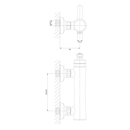 OMNIRES AM5240CR - Suihkuhana ARMANCE kiiltävä kromi
