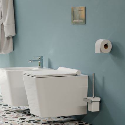 OMNIRES BOSTONDEBP - WC-istuin SoftClose BOSTON duroplast/kiiltävä valkoinen