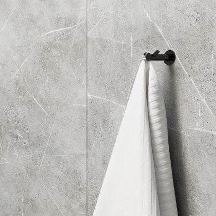 OMNIRES MP60120BL - Seinäkoukku MODERN PROJECT matta musta