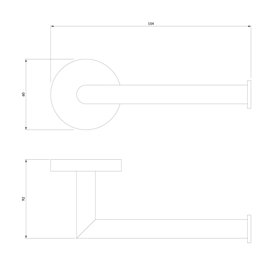 OMNIRES MP60510CR - WC-paperin pidike MODERN PROJECT kiiltävä kromi