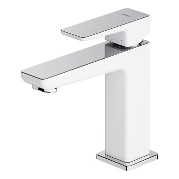 OMNIRES PM7410CRB - Lavuaarihana PARMA 15 cm kiiltävä kromi/valkoinen