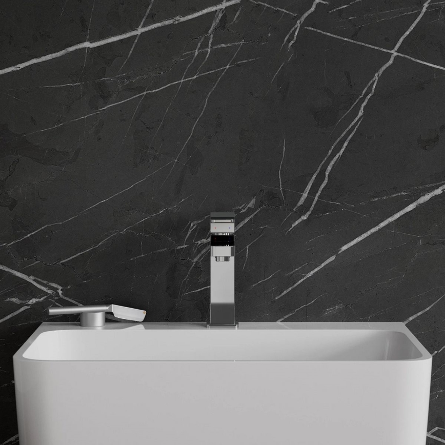 OMNIRES SL7710CR - Altaan hana SLIDE 17 cm kiiltävä kromi