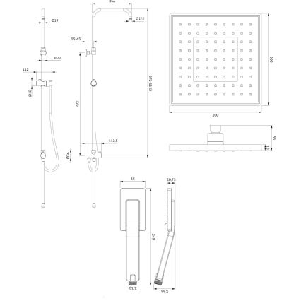 OMNIRES SYSJIMJIMBL - JIMJIM suihkusarja mattamusta