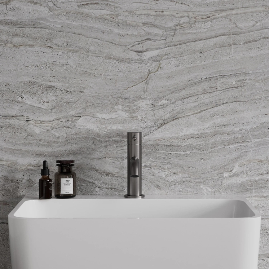 OMNIRES Y1210NGR - Altaan hana Y 16,2 cm harjattu grafiitti