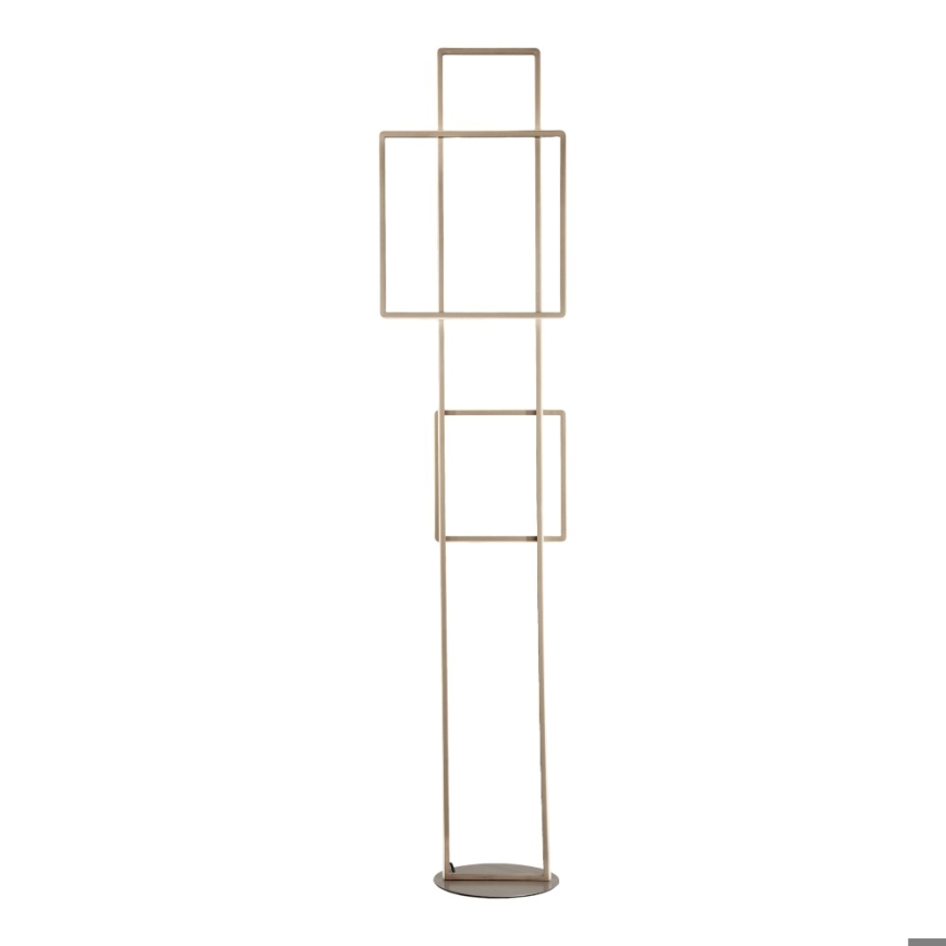 Ondaluce - Himennettävä LED-lattiavalaisin DOWEL LED/77W/230V kultainen