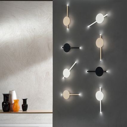 Ondaluce - Himennettävä LED-seinävalaisin JAMES LED/16W/230V valkoinen