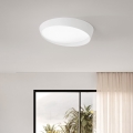 Ondaluce - himmennettävä LED-kattovalaisin HALF LED/25W/230V 3000/4000K, halkaisija 38,5 cm, valkoinen